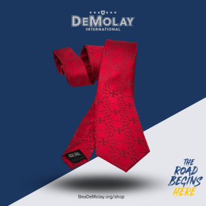 Chevalier (Chev) Tie Silk Red