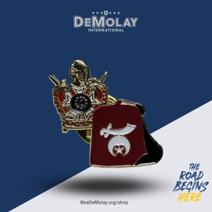 DeMolay/Shrine Fez Lapel Pin