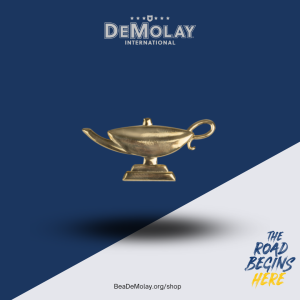 Lamp of Knowledge Lapel Pin