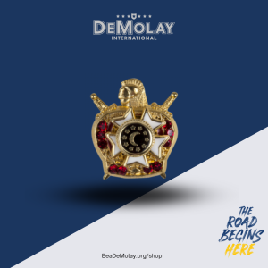 Official DeMolay "A" Lapel Pin