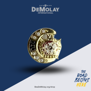 Past Master Councilor (PMC) Lapel Pin - Crescent