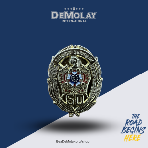 Senior DeMolay 60 Year Pin