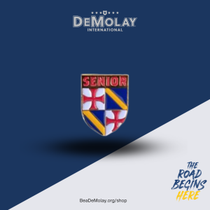 Senior DeMolay Majority Lapel Pin