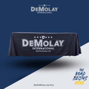 DeMolay Logo 8' Table Cloth