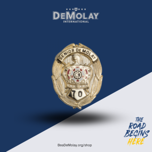 Senior DeMolay 70 Year Pin