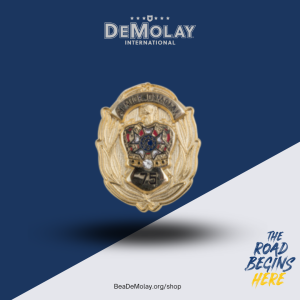Senior DeMolay 75 Year w/ Stone Pin