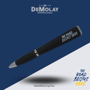 The Road Begins Here Black Pen