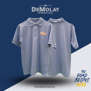 DeMolay International Alumni Polo - Carolina Blue