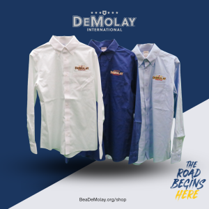 Brooks Brothers Wrinkle-Free Stretch Nailhead Shirt - DeMolay International