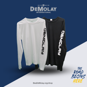 Sport-Tek® Posi-UV® Pro Long Sleeve - DeMolay Retro Font